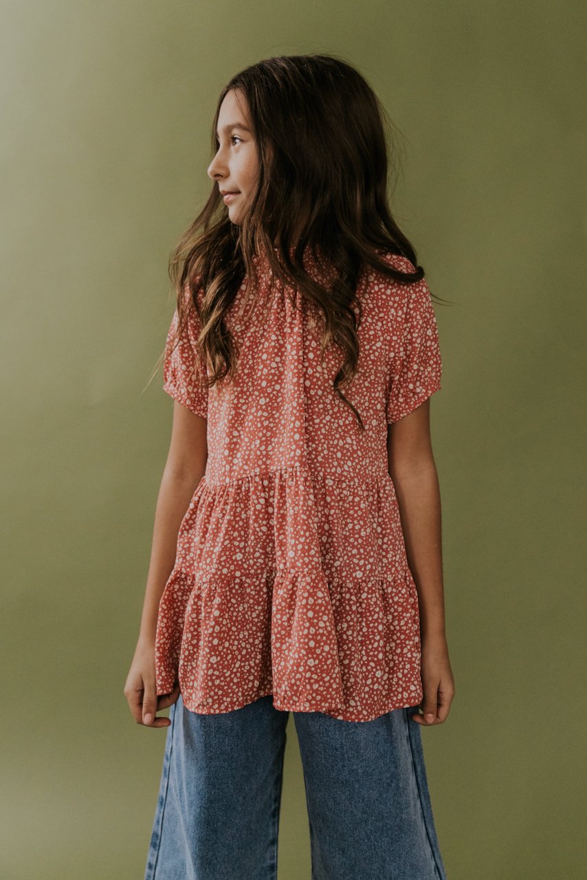 Cute Girls Tiered Tunic Outfit | ROOLEE