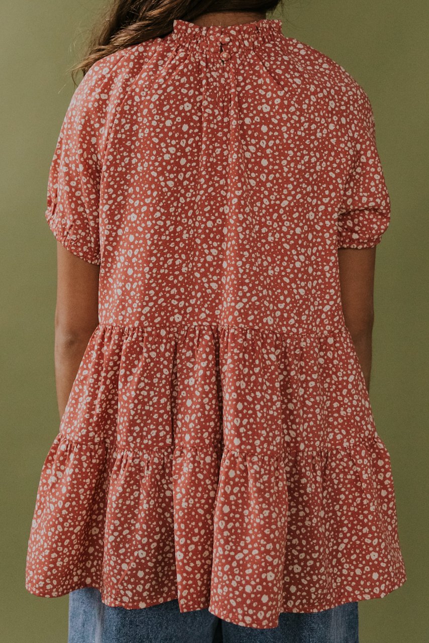 Girls Pink Tunic Top | ROOLEE