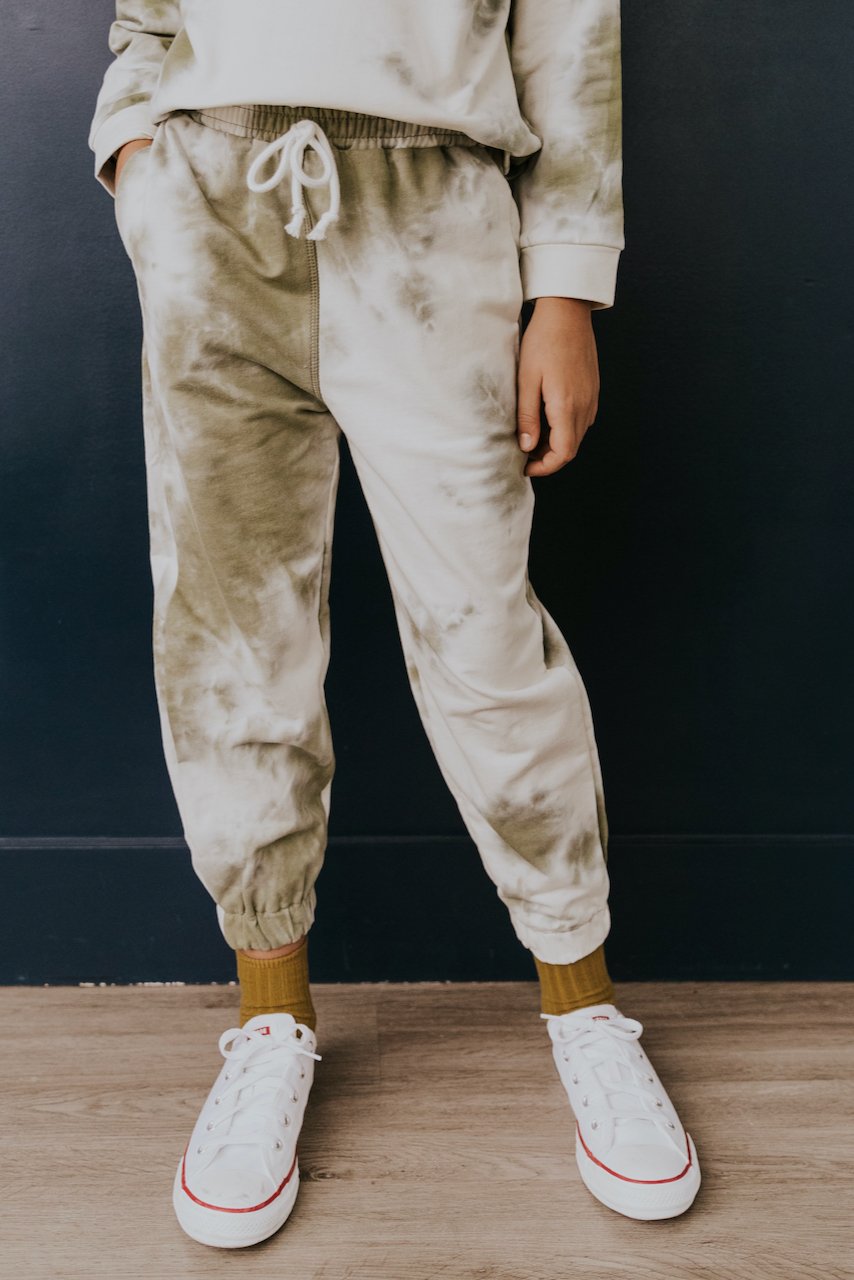 Tie dye kids cute winter pants | ROOLEE