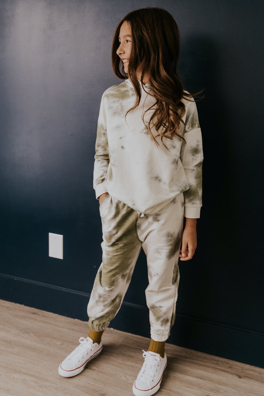 Tie dye kids cute winter pants | ROOLEE