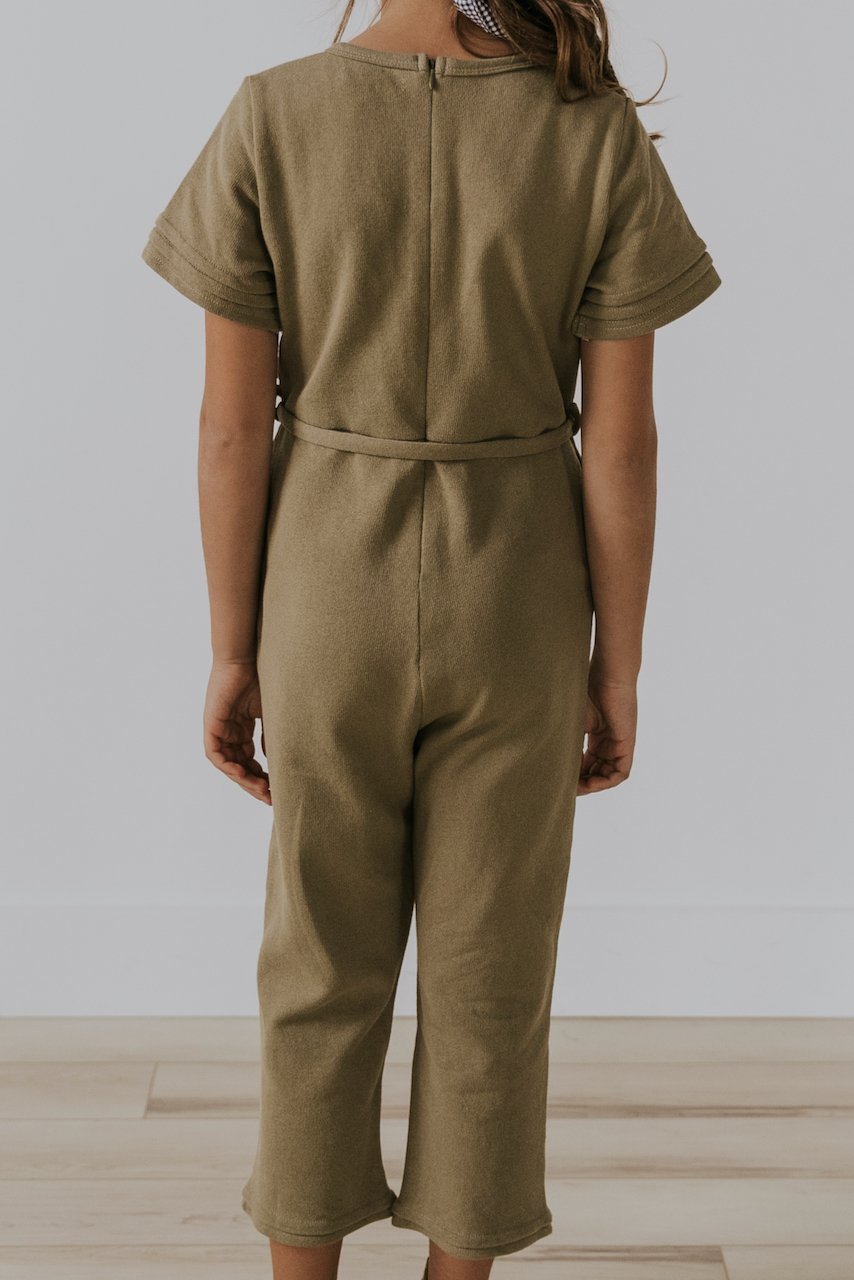 Tie Waist Jumpsuits for Little Girls | ROOLEE