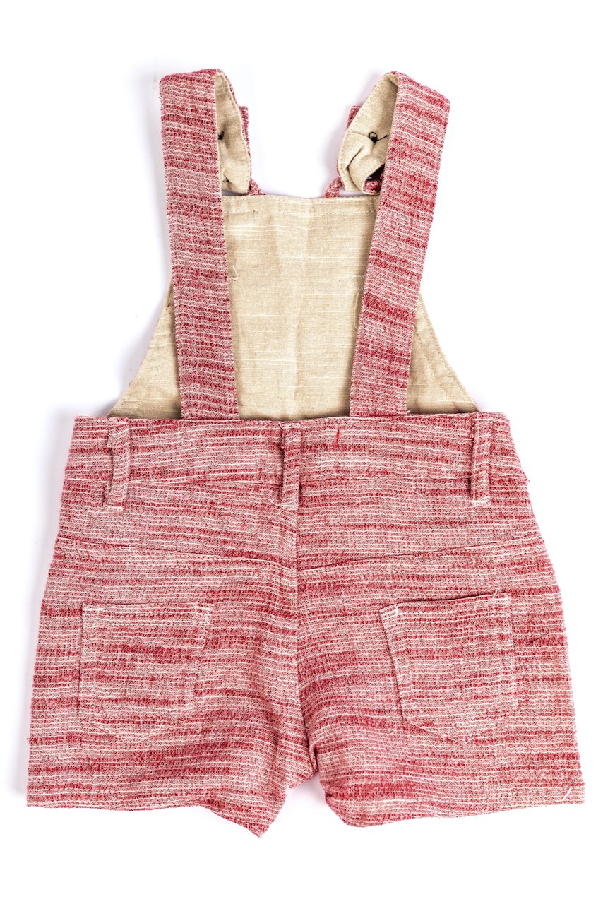 Red Kids Overalls| ROOLEE