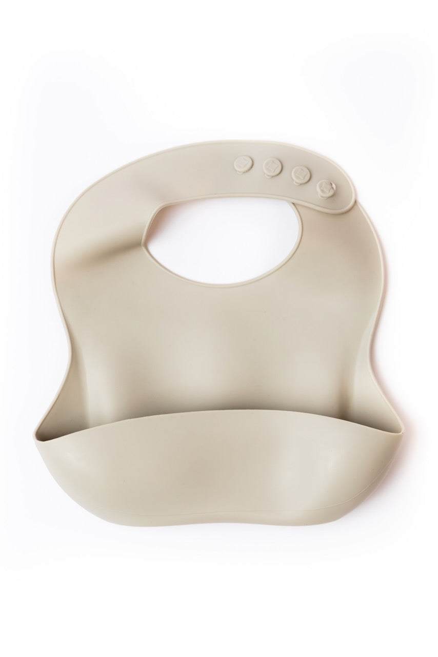 Gray Baby Bibs | ROOLEE