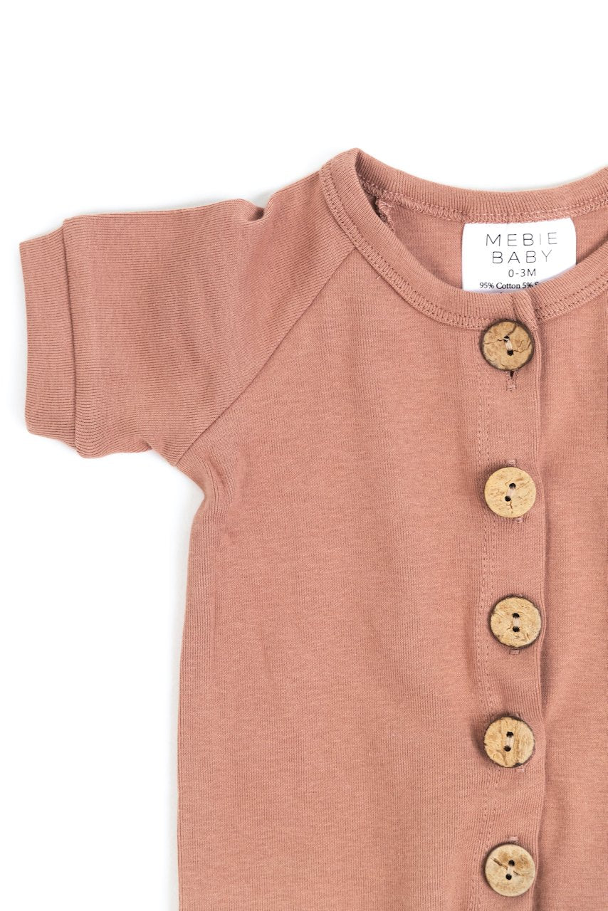 All Love Cotton Button Romper