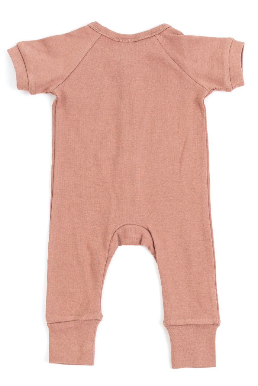 All Love Cotton Button Romper