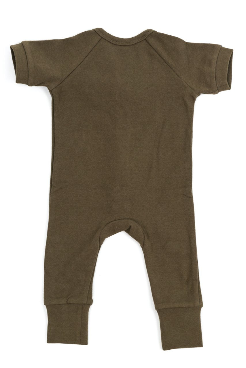 All Love Cotton Button Romper
