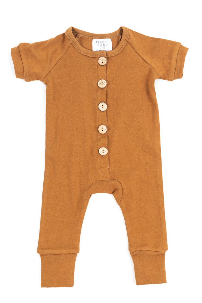 All Love Cotton Button Romper