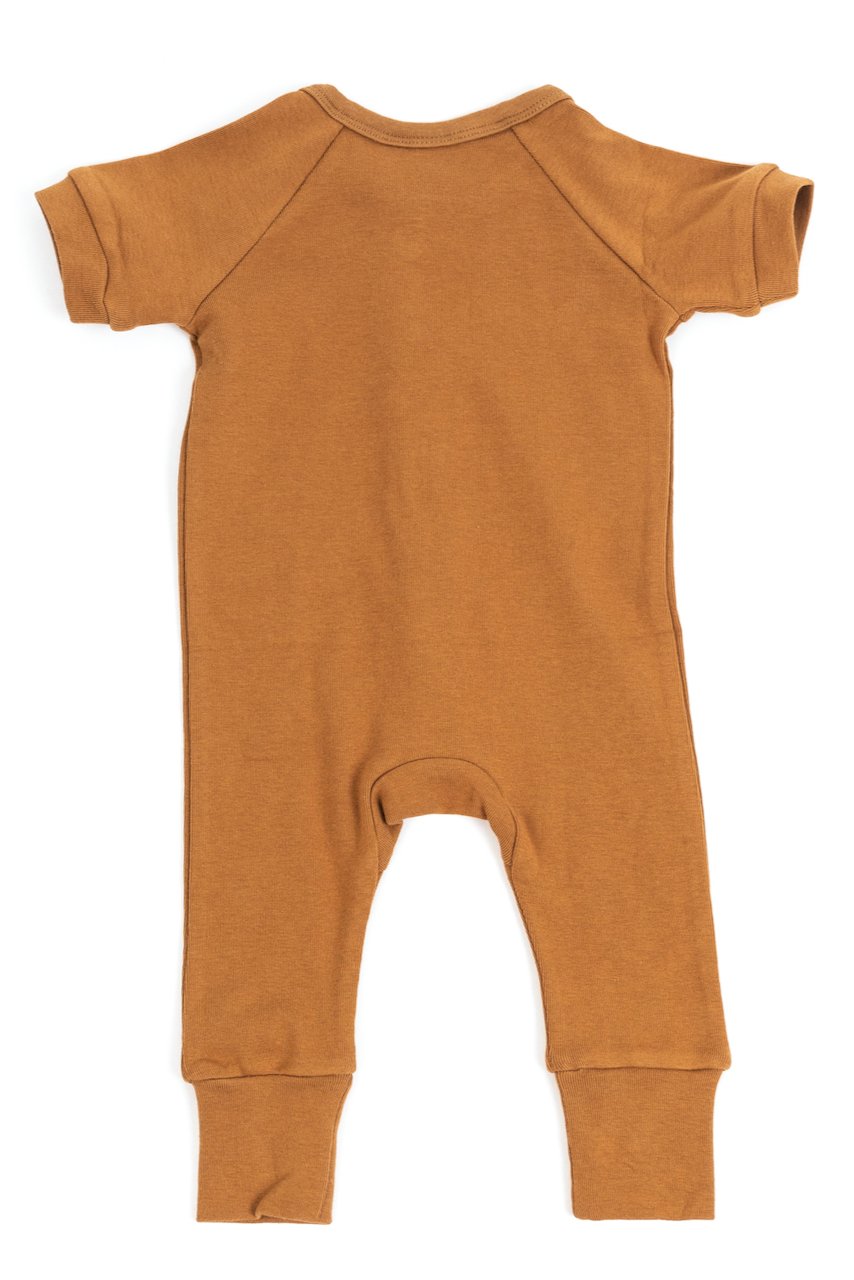 All Love Cotton Button Romper