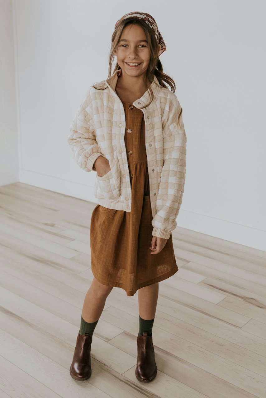 Mini Copper Mountain Quilted Coat