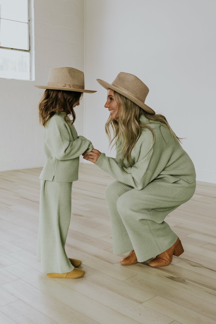 Mini Fleur Knit Pants