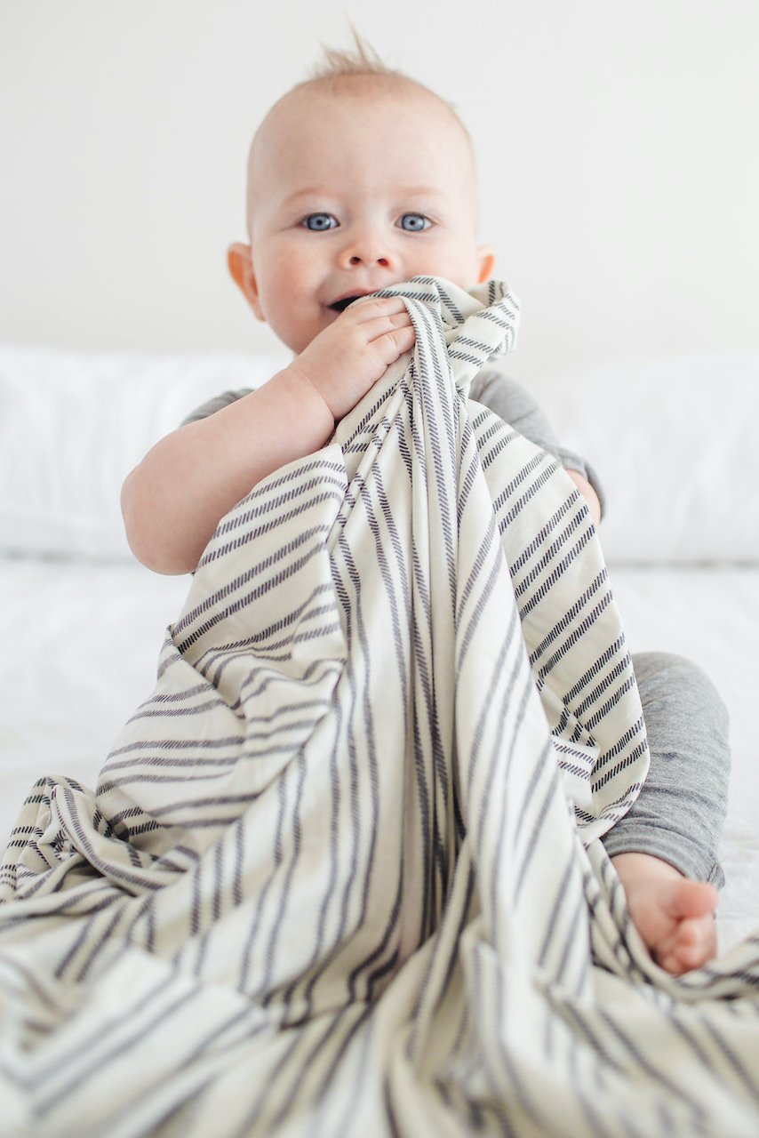 Midtown Knit Swaddle Blanket