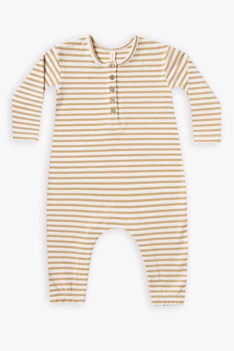 Quincy Mae Stripe Long Sleeve Jumpsuit