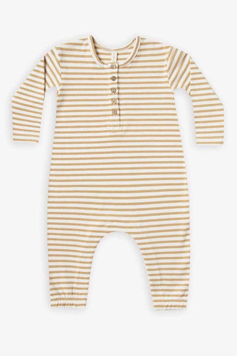 Quincy Mae Stripe Long Sleeve Jumpsuit