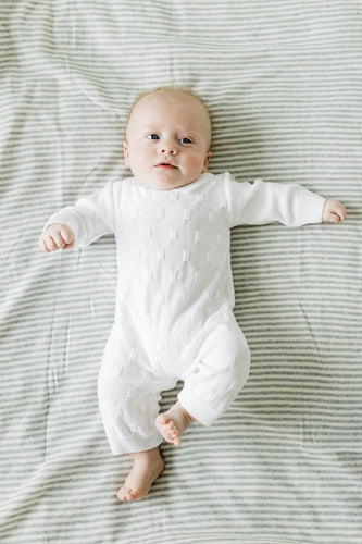 Isaiah Knit Romper | ROOLEE Kids