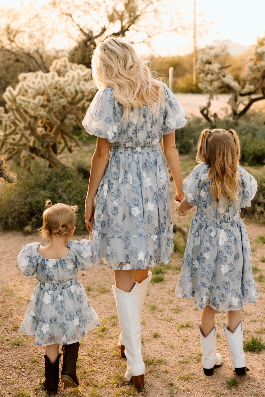 Mini In the Clouds Puff Sleeve Dress