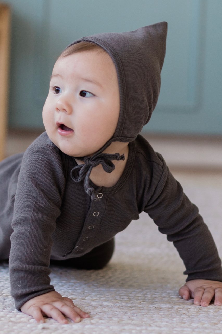 Ribbed Baby Bonnet | ROOLEE Kids