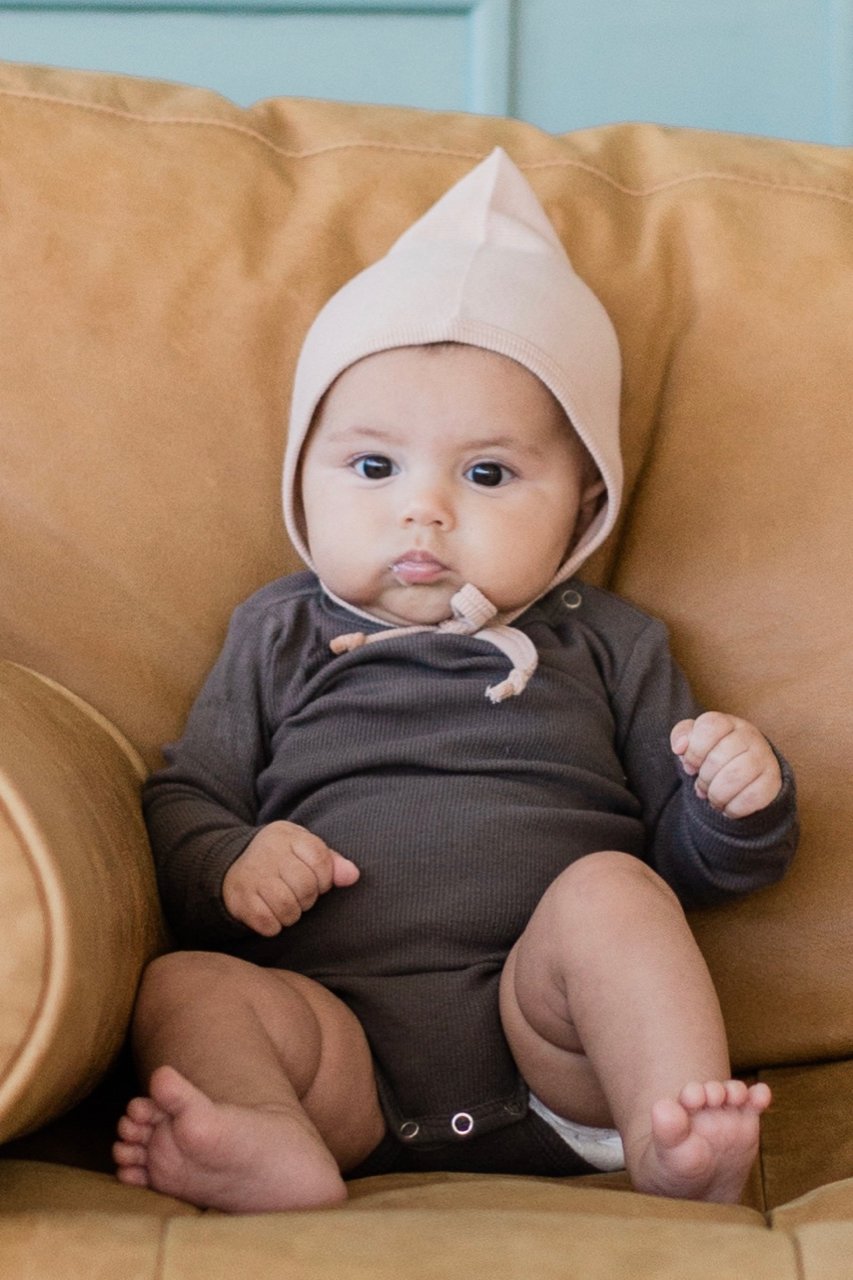 Ribbed Baby Bonnet | ROOLEE Kids