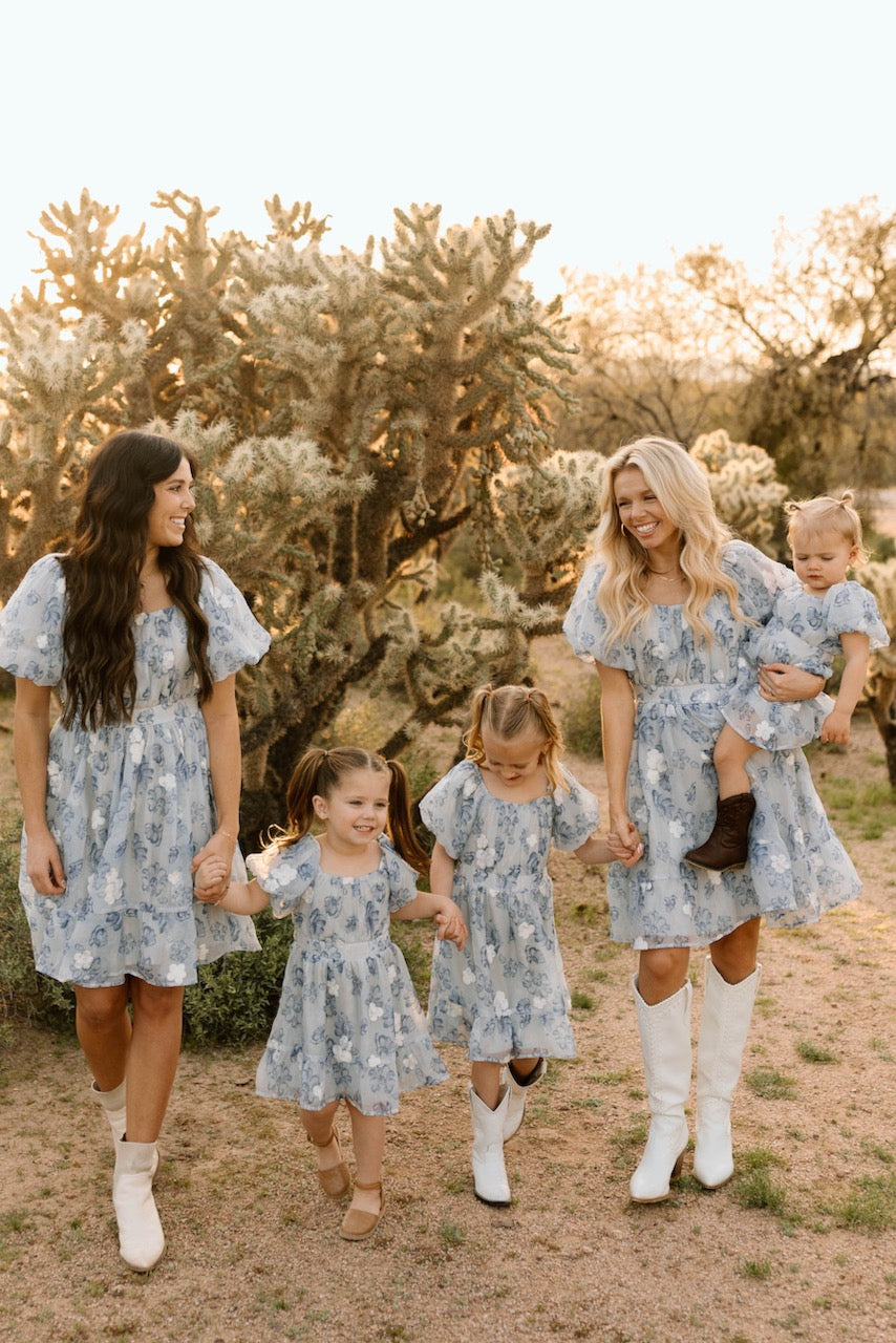 Mini In the Clouds Puff Sleeve Dress