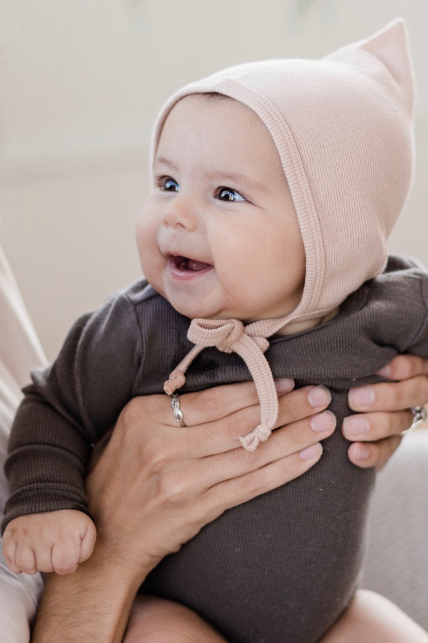 Ribbed Baby Bonnet | ROOLEE Kids