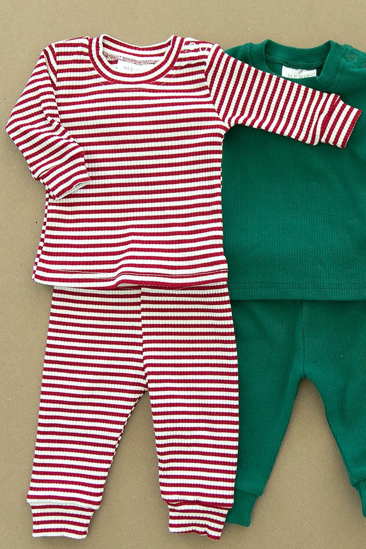 Cute kids Christmas pajama set | ROOLEE