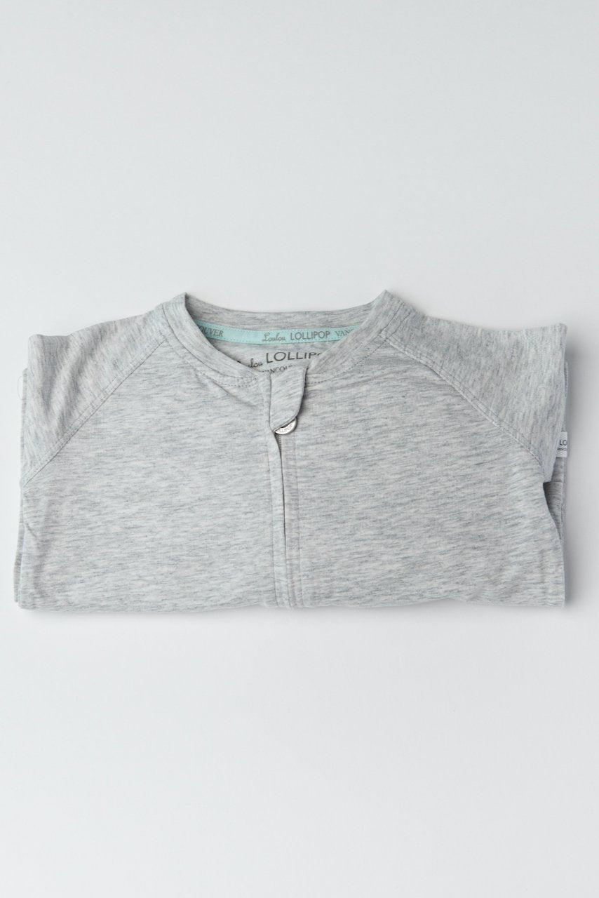 Grey zippered onesie | ROOLEE