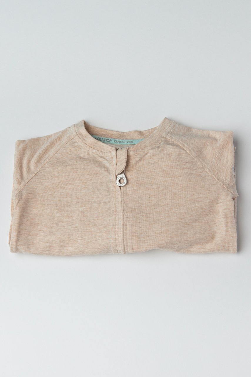 Light pink zip up onesie | ROOLEE