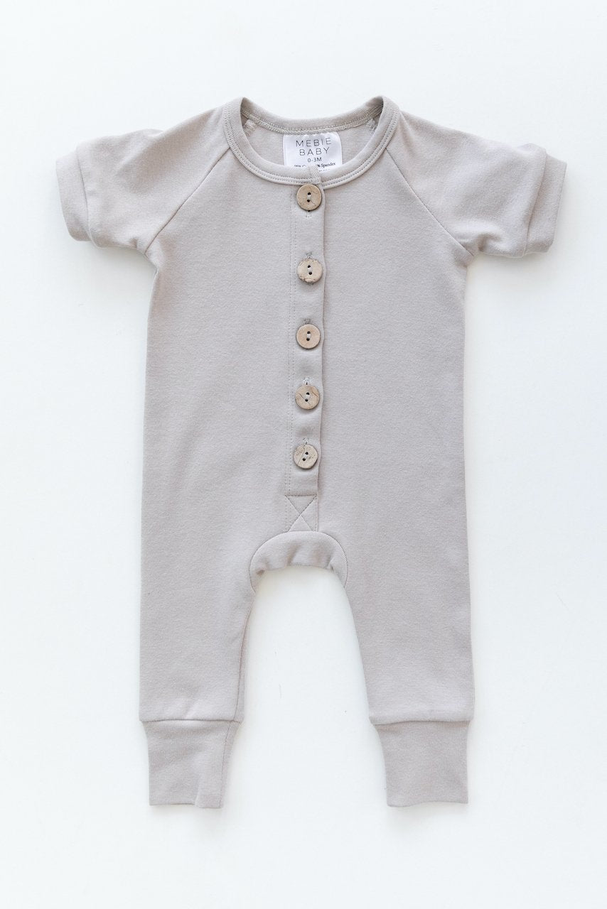All Love Cotton Button Romper