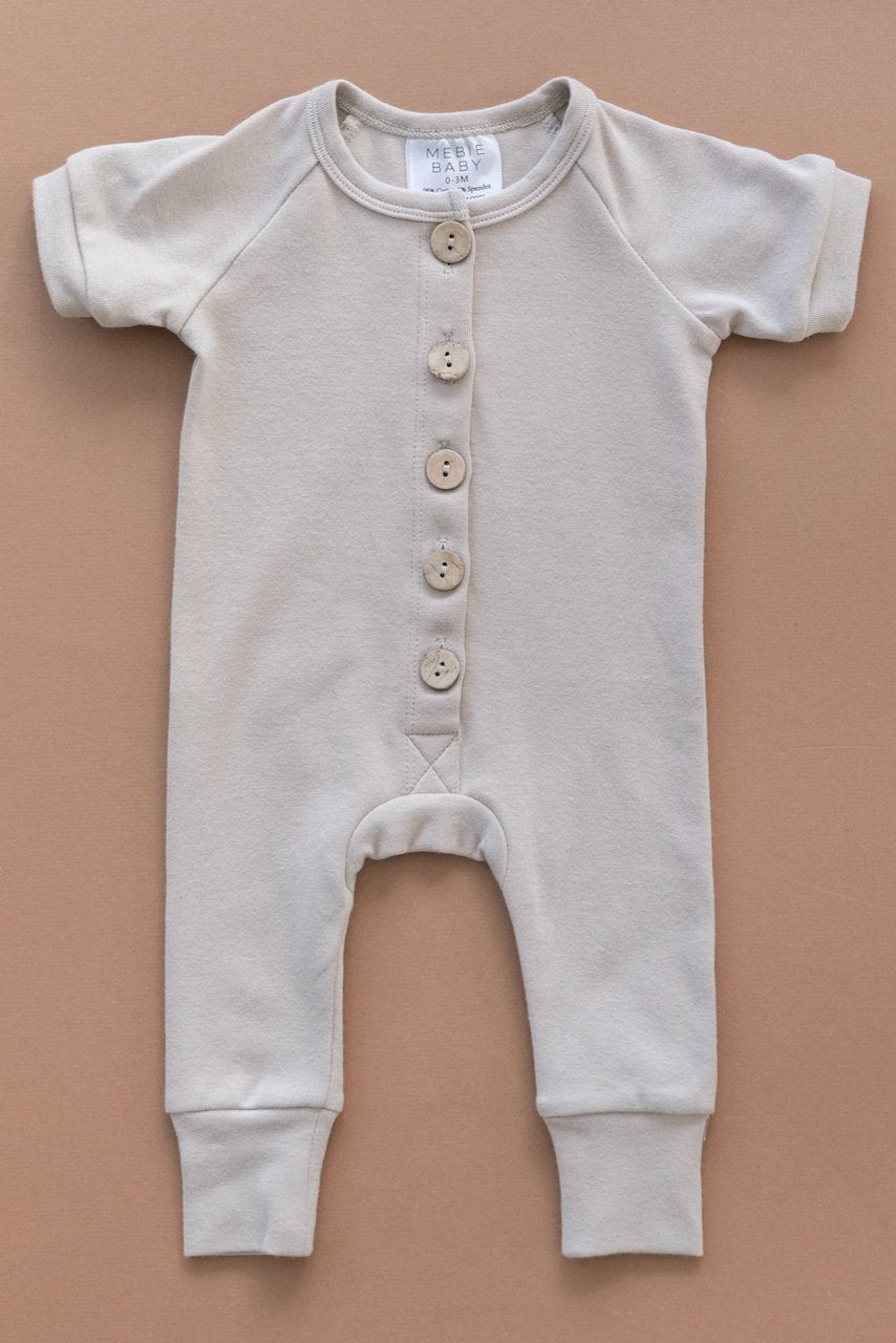 All Love Cotton Button Romper