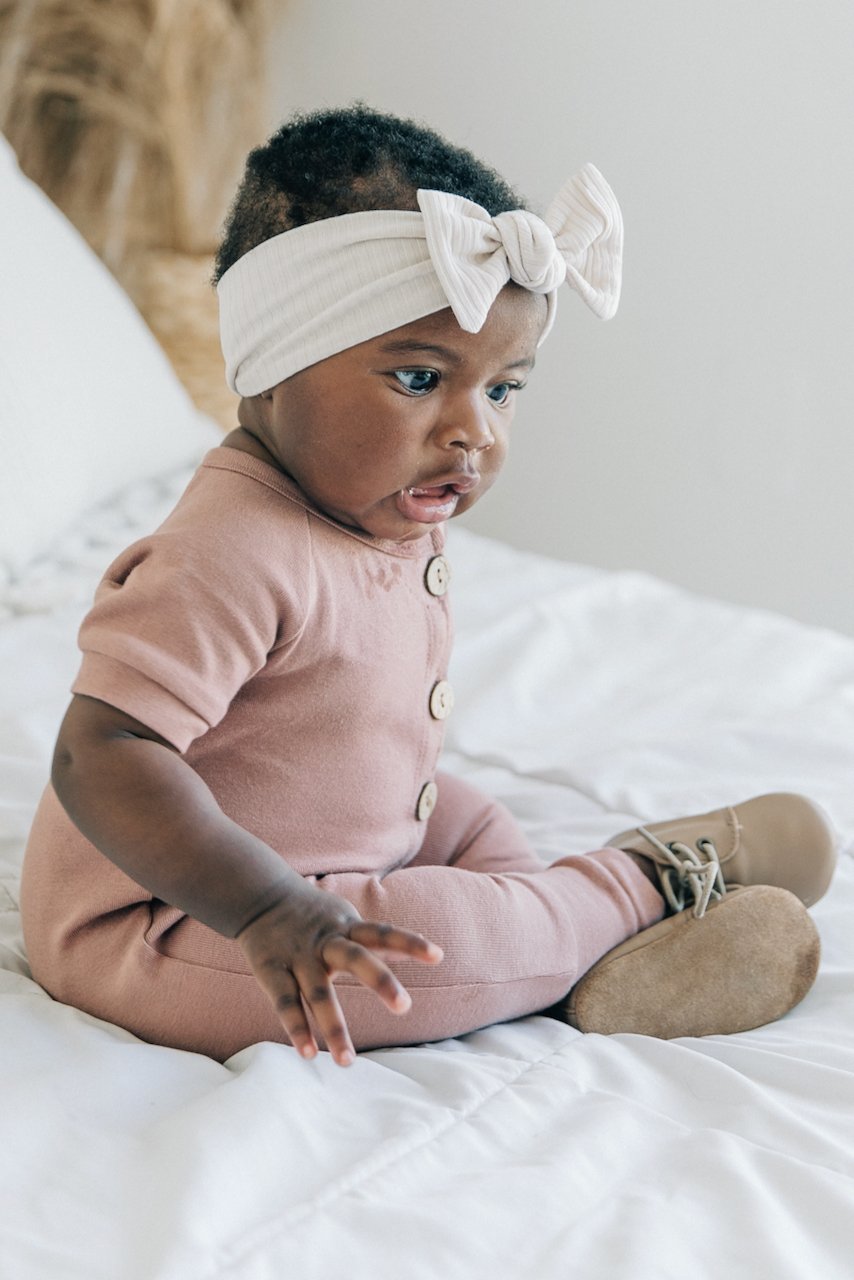 All Love Cotton Button Romper