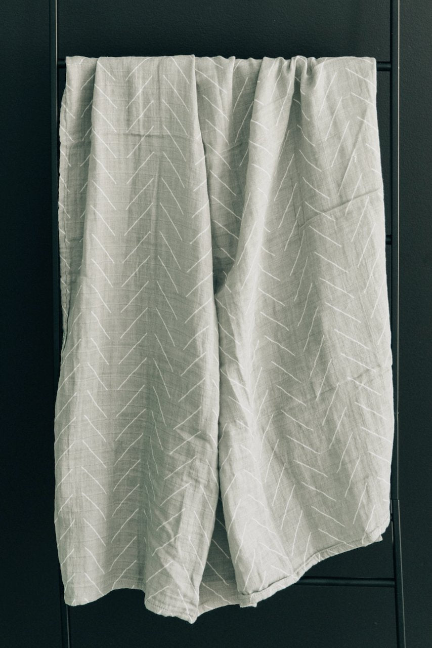 Desert Sage Muslin Swaddle Blanket