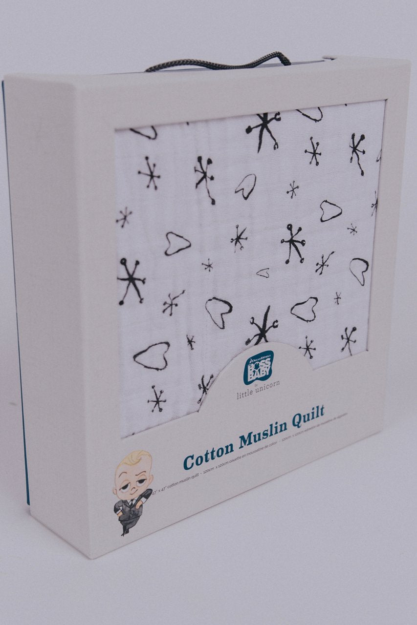 Black and White Print Quilt | ROOLEE Kids