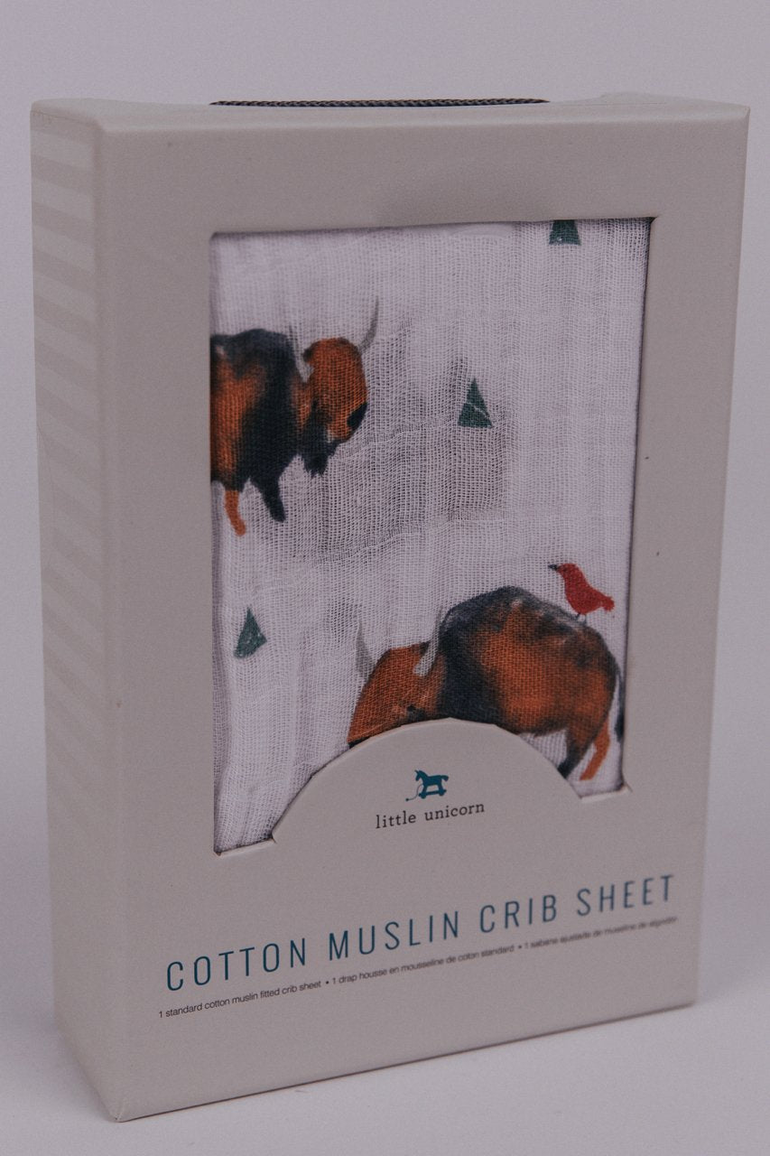 Bison Crib Sheet