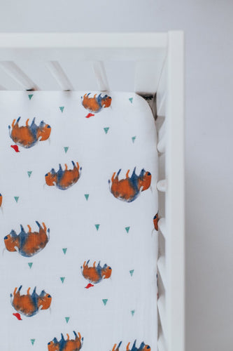 Bison Crib Sheet