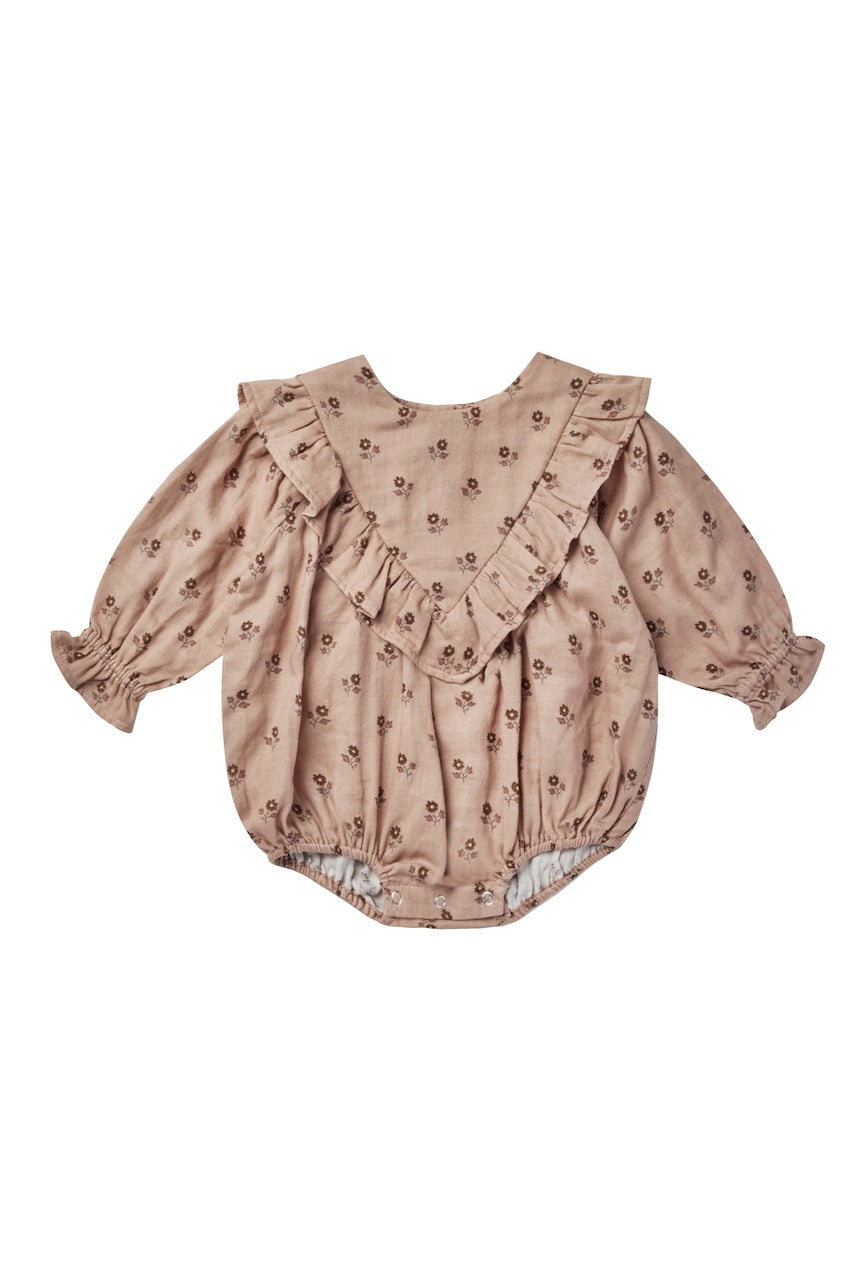 Rose Patterned Romper | ROOLEE Kids