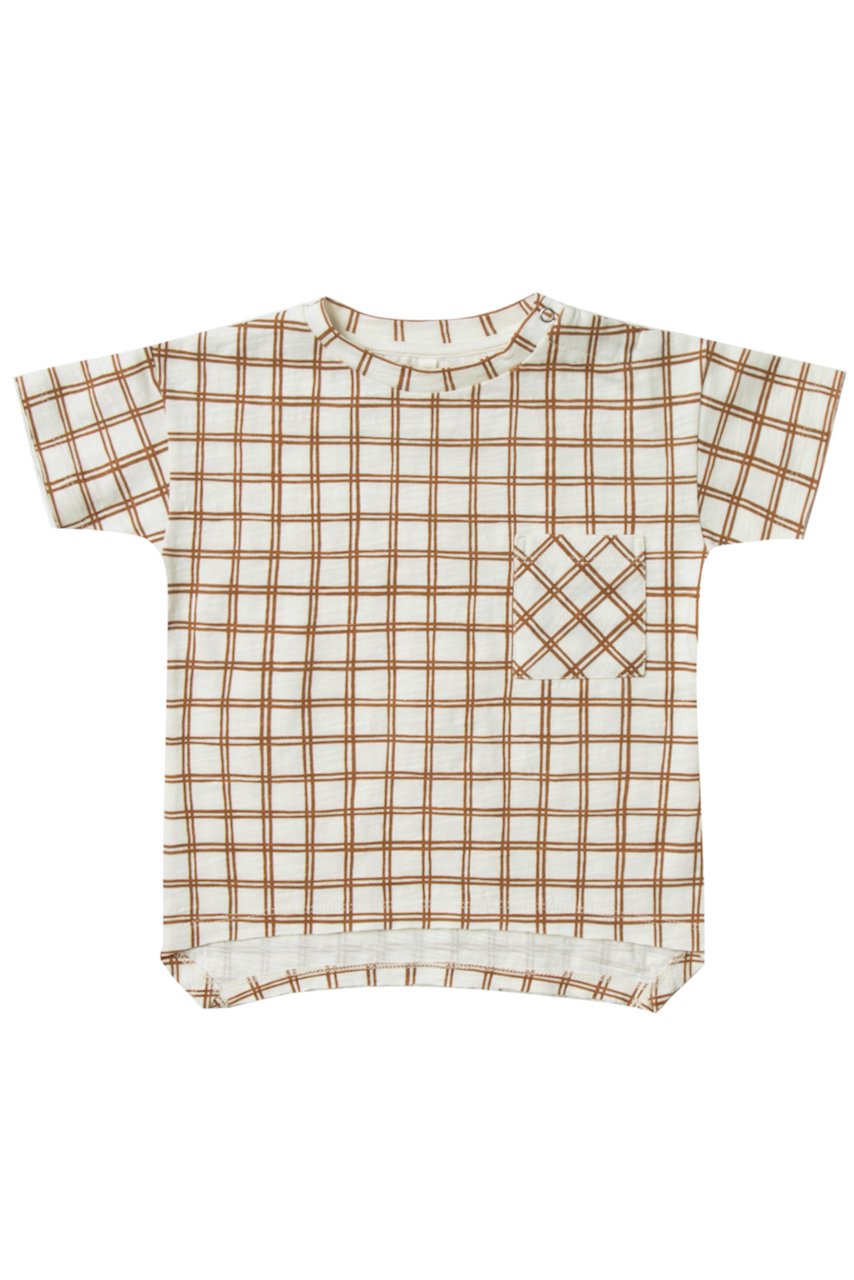 Short sleeve grid top | ROOLEE