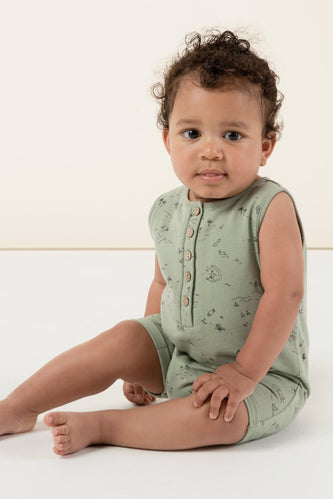 Green baby onesie | ROOLEE