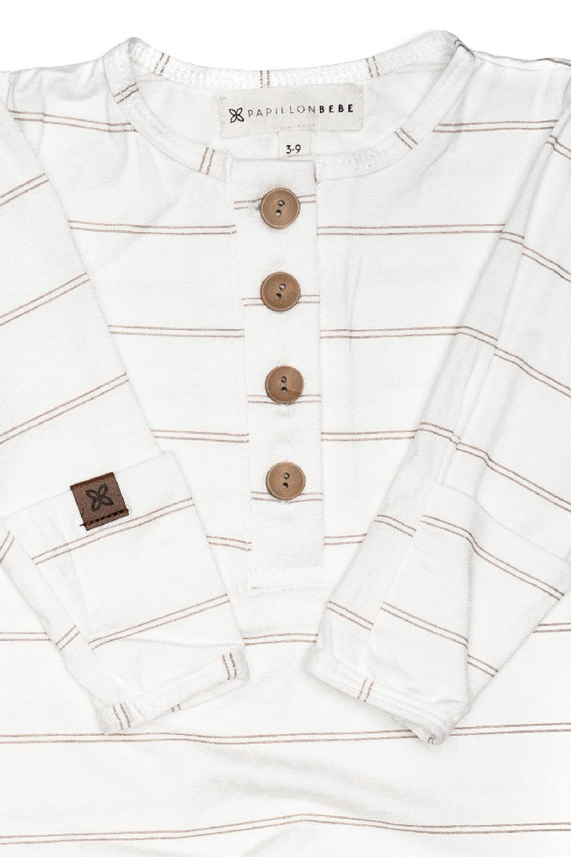 Button up knotted onesie | ROOLEE