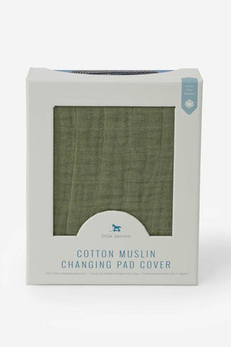 Dark Green Cotton Muslin Sheets l ROOLEE