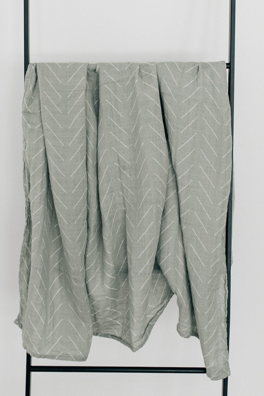Desert Sage Muslin Swaddle Blanket