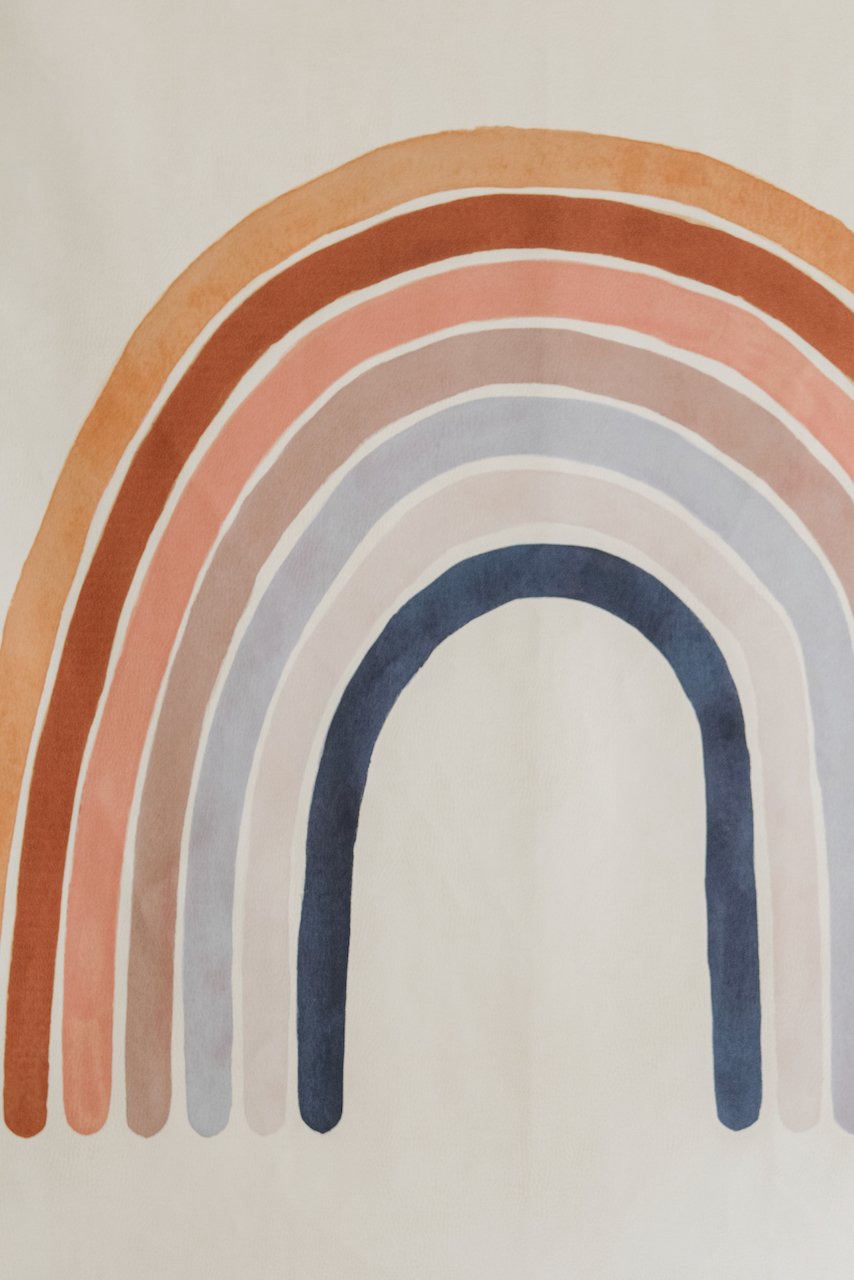 Rainbow color mat print | ROOLEE