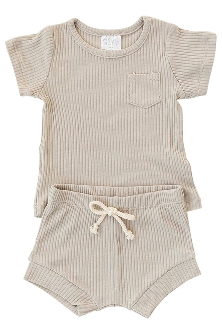 Light grey kids two piece set | ROOLEE