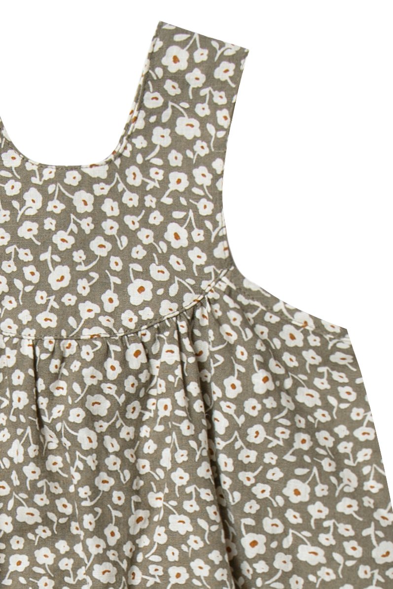 Sage floral Rylee + Cru baby rompers | ROOLEE