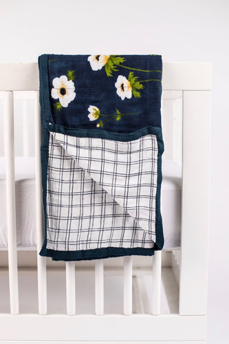 Blue Floral Quilt | ROOLEE