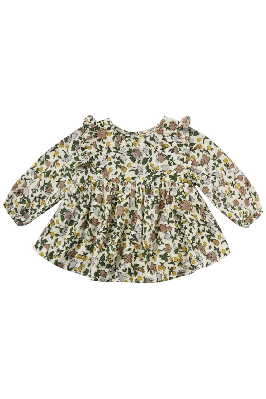 Cute fall floral girls dress | ROOLEE