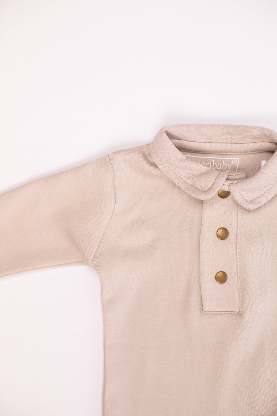 Tan Baby Footed Overall | ROOLEE