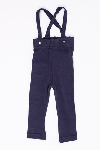 Navy Suspender Pant for Babies | ROOLEE